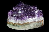 Purple Amethyst Crystal Heart - Uruguay #76781-1